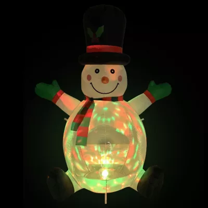Northlight Snowman With Hat Christmas Inflatable