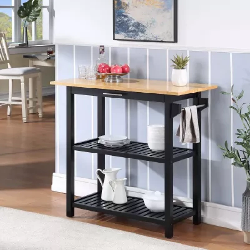 Convenience Concepts Designs2go Wood-Top Kitchen Island
