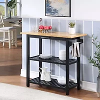 Convenience Concepts Designs2go Wood-Top Kitchen Island