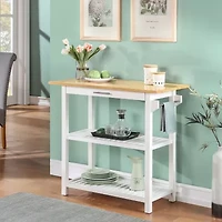 Designs2go Wood-Top Kitchen Island