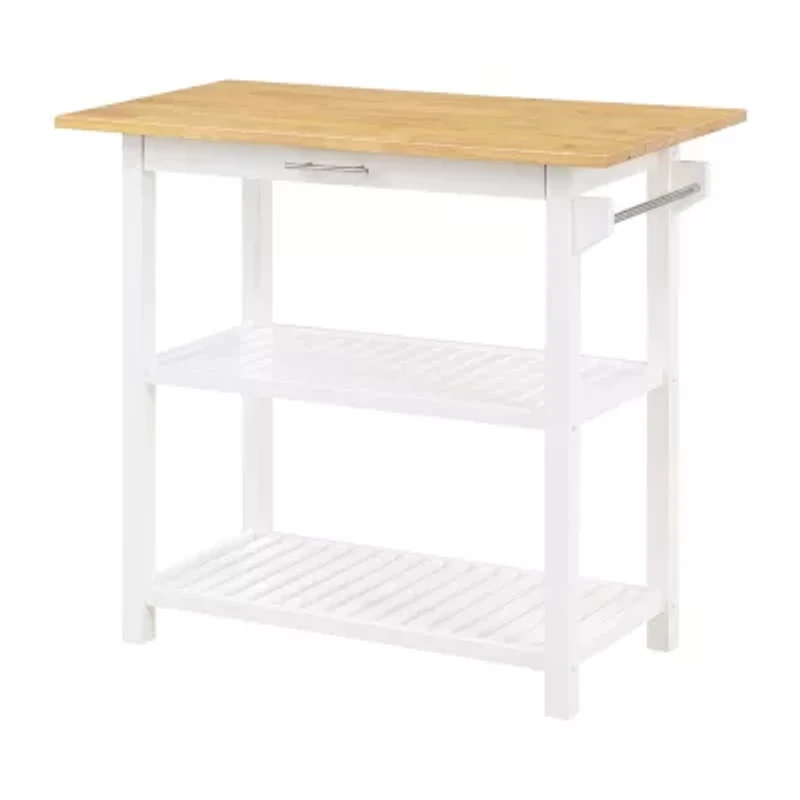 Designs2go Wood-Top Kitchen Island
