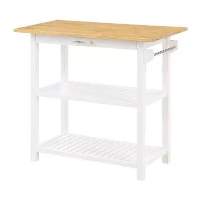 Designs2go Wood-Top Kitchen Island
