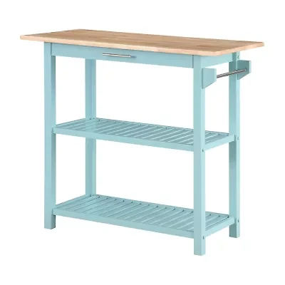 Designs2go Wood-Top Kitchen Island