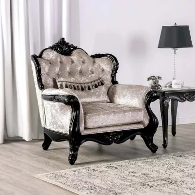Raya Tufted Upholstered Armchair