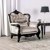 Raya Tufted Upholstered Armchair