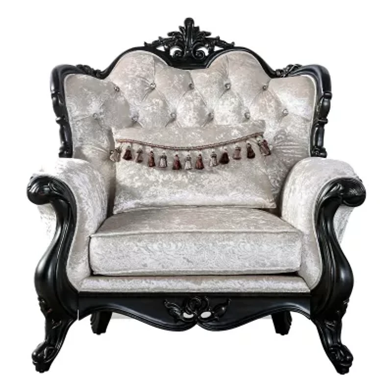 Raya Tufted Upholstered Armchair