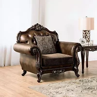 Somina Tufted Upholstered Wingback Chair