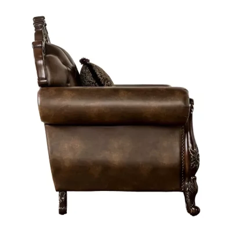 Somina Tufted Upholstered Wingback Chair