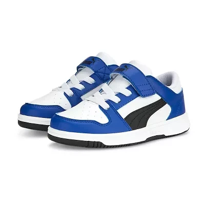 PUMA Rebound Layup Lo Little Kid Boys Basketball Shoes