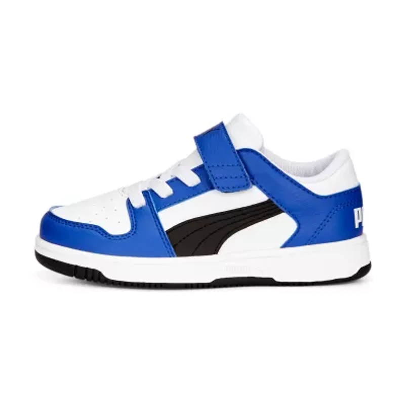 PUMA Rebound Layup Lo Little Kid Boys Basketball Shoes