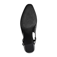 Unisa Hayney Womens Pointed Closed Toe Block Heel Pumps