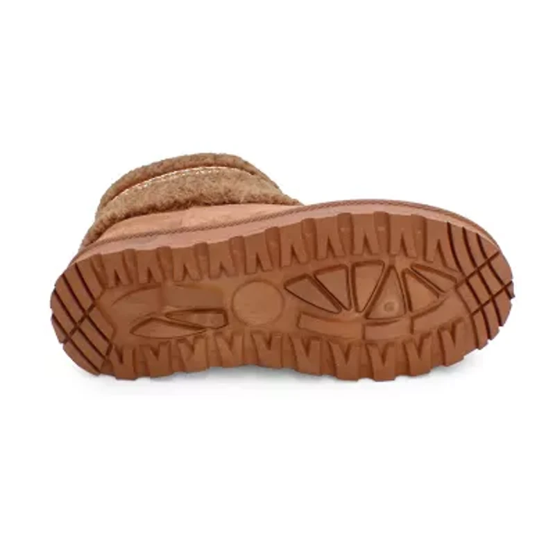 Yoki Womens Carly Flat Heel Booties