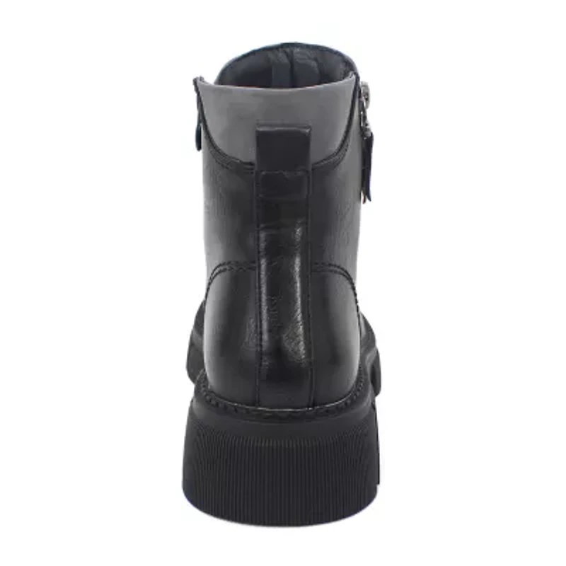Yoki Womens Ambrea-06 Block Heel Booties