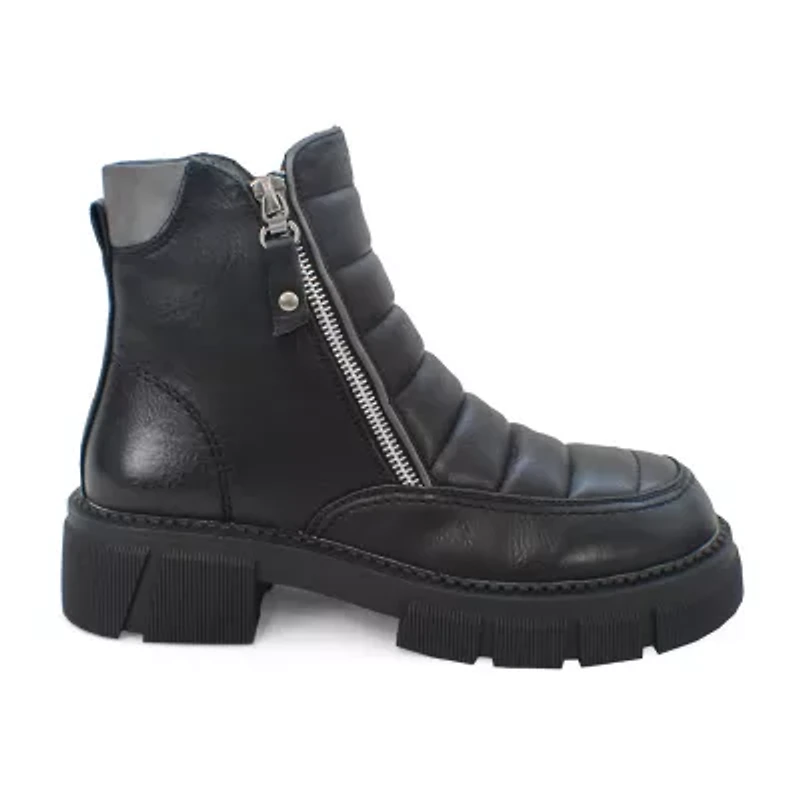 Yoki Womens Ambrea-06 Block Heel Booties
