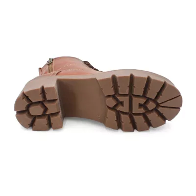 Yoki Womens Jolene-03 Block Heel Booties