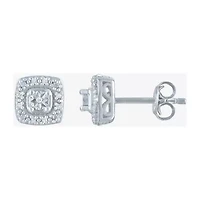Yes, Please! Womens Natural White Diamond Sterling Silver Cushion 2-pc. Jewelry Set