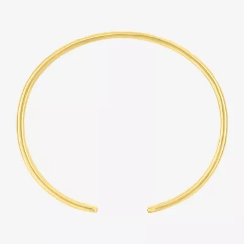 Yes,Please! Womens Diamond Accent White Diamond 14K Sterling Silver Cuff Bracelet
