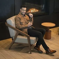 Florsheim Mens Forge Gore Flat Heel Chelsea Boots