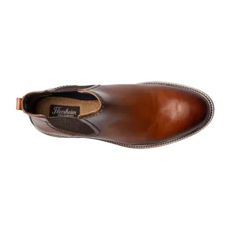 Florsheim Mens Forge Gore Flat Heel Chelsea Boots