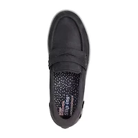 Skechers Bobs Hands Free Slip-Ins Arch Comfort  Sunfest Womens Moc Closed Toe Slip-On Shoe