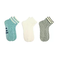 Cozy Low Cut Womens Multi-Pack 3 Pair Slipper Socks