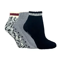Cozy Low Cut Womens Multi-Pack 3 Pair Slipper Socks