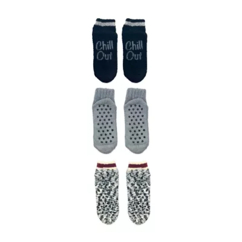 Cozy Low Cut Womens Multi-Pack 3 Pair Slipper Socks