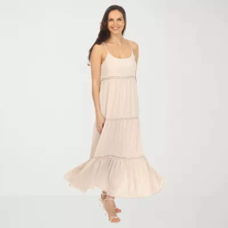 White Mark Womens Sleeveless Sundress