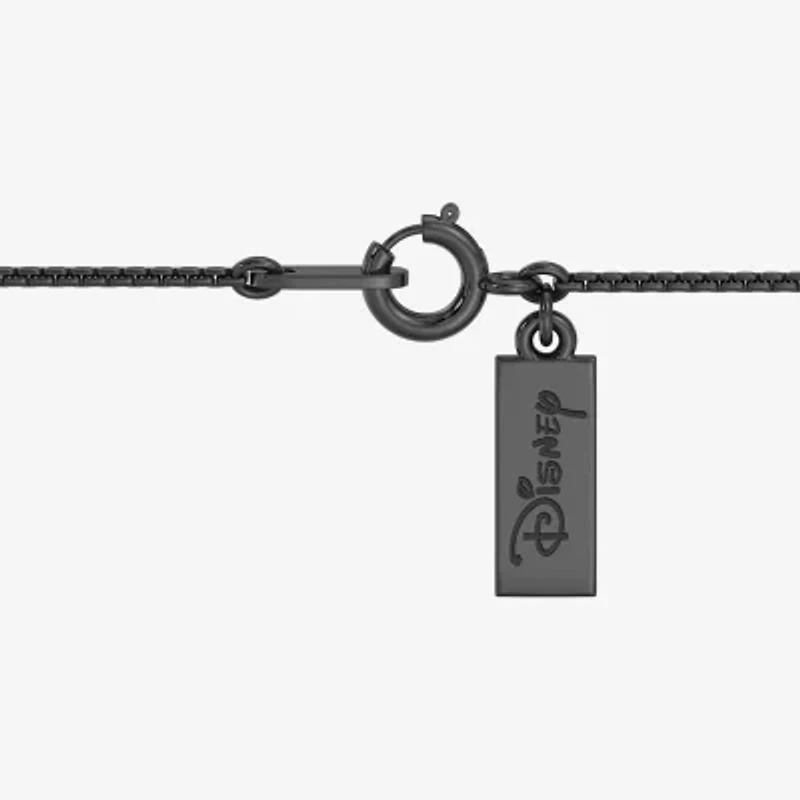 Enchanted Disney Fine Jewelry Evil Queen (I2, I) Womens 1/2 CT. T.W. Genuine Red Garnet Sterling Silver Heart 18 Inch Pendant Necklace