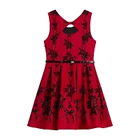 Knit Works Big Kid Girls Floral 2-pc. Dress Set