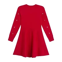 by&by girl Big Kid Girls Long Sleeve Sweater Dress
