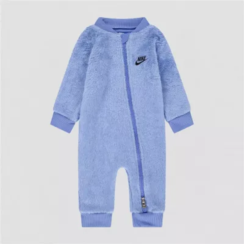 Nike Baby Boys Crew Neck Long Sleeve Jumpsuit