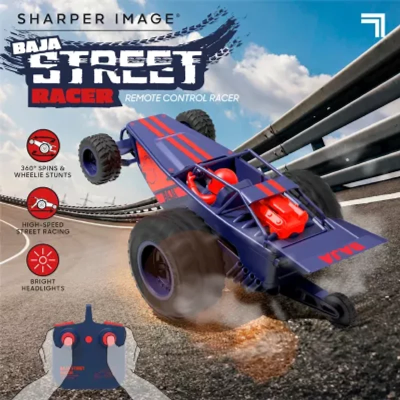 Sharper Image Baja Street Racer Rc 2-pc. Car