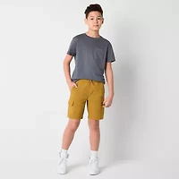 Thereabouts Pull-On Little & Big Kid Boys Stretch Fabric Adjustable Waist Cargo Short