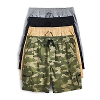 Thereabouts Pull-On Little & Big Kid Boys Husky Adjustable Waist Cargo Short