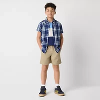 Thereabouts Pull-On Little & Big Kid Boys Adjustable Waist Jogger Short