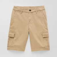 Thereabouts Little & Big Kid Boys Husky Stretch Fabric Adjustable Waist Cargo Short