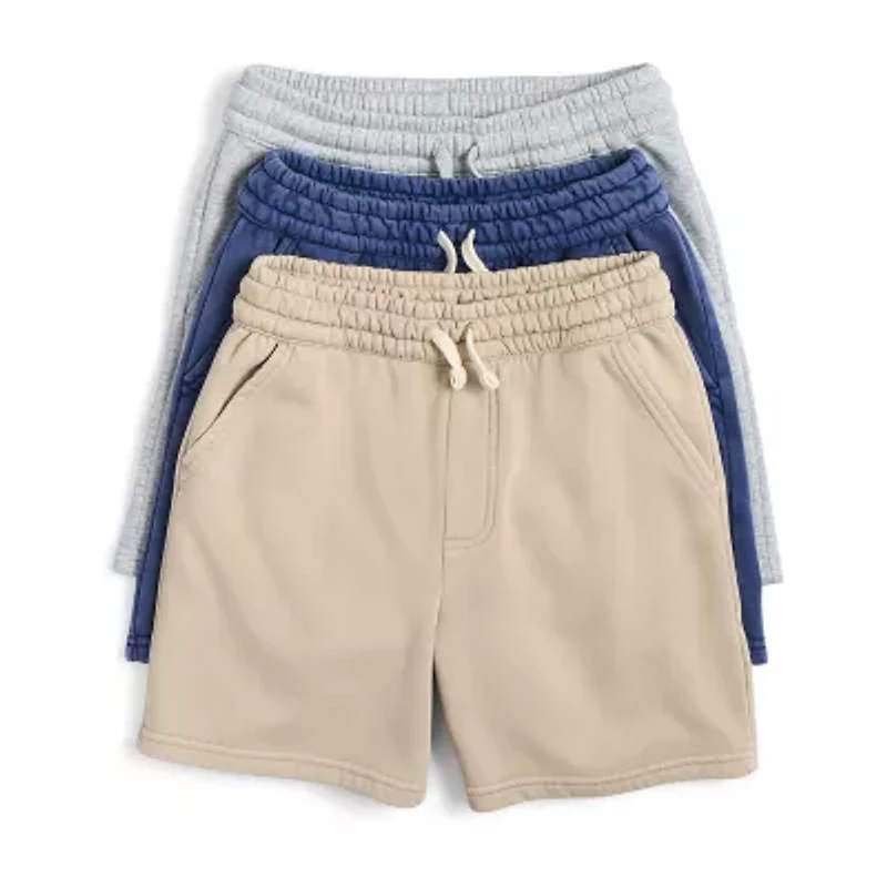 Thereabouts Fleece Pull-On Little & Big Kid Boys Adjustable Waist Jogger Short