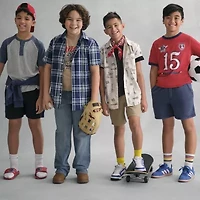 Thereabouts Fleece Pull-On Little & Big Kid Boys Adjustable Waist Jogger Short