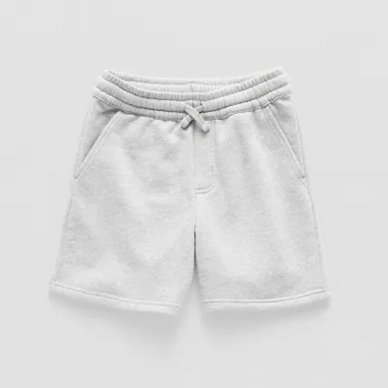 Thereabouts Fleece Pull-On Little & Big Kid Boys Adjustable Waist Jogger Short