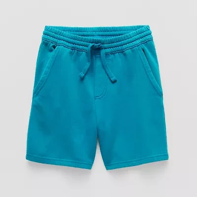 Thereabouts Fleece Pull-On Little & Big Kid Boys Adjustable Waist Jogger Short