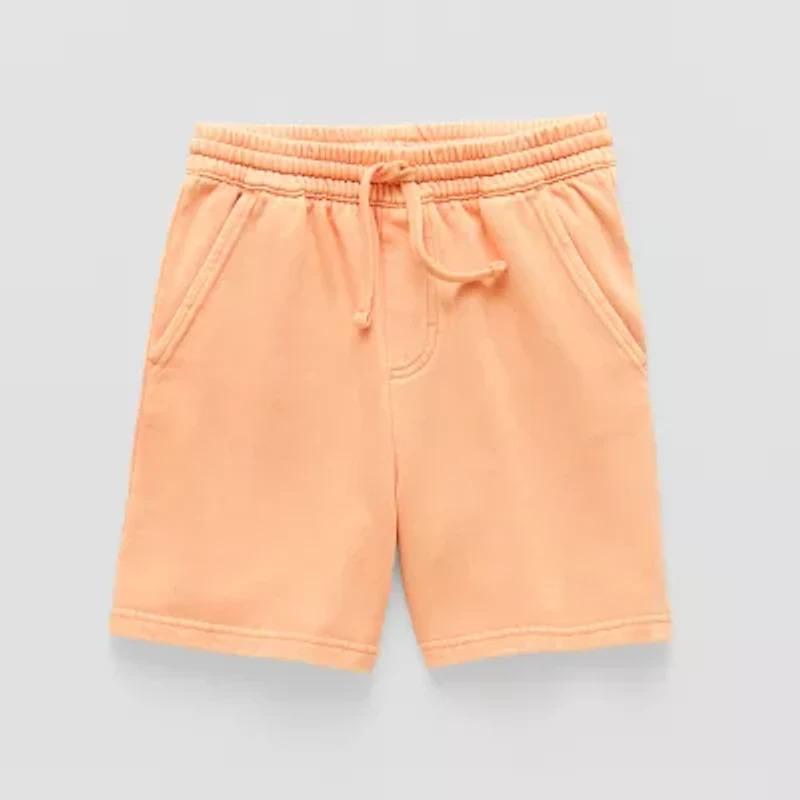 Thereabouts Fleece Pull-On Little & Big Kid Boys Adjustable Waist Jogger Short