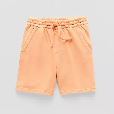 Thereabouts Fleece Pull-On Little & Big Kid Boys Adjustable Waist Jogger Short