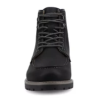 Vance Co Mens Zeus Block Heel Chelsea Boots
