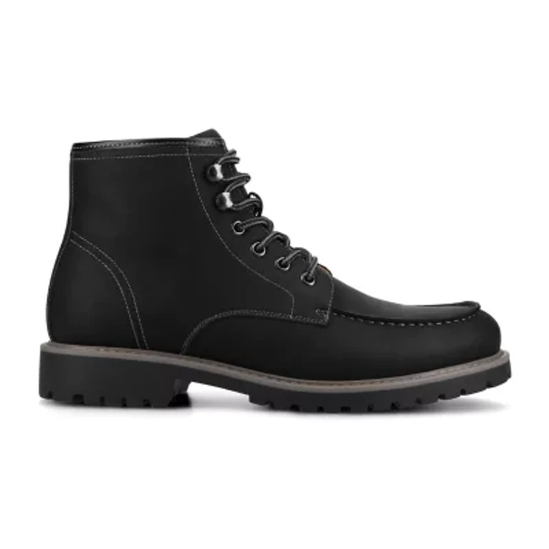 Vance Co Mens Zeus Block Heel Chelsea Boots
