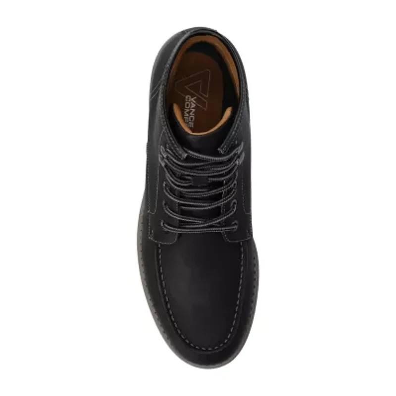 Vance Co Mens Zeus Block Heel Chelsea Boots