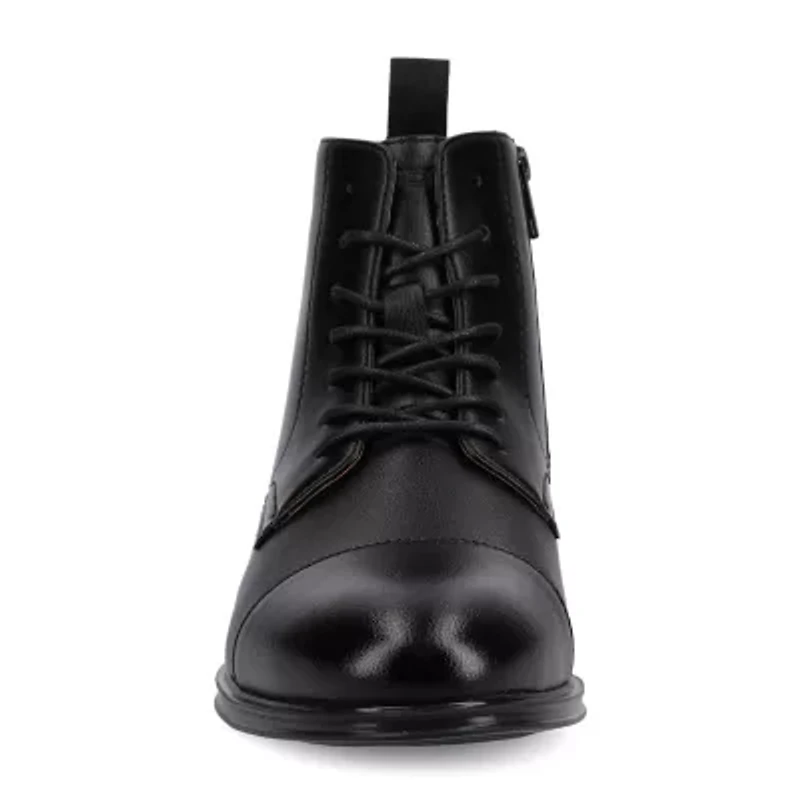 Vance Co Mens Block Heel Chelsea Boots