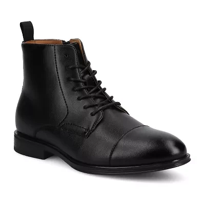 Vance Co Mens Block Heel Chelsea Boots