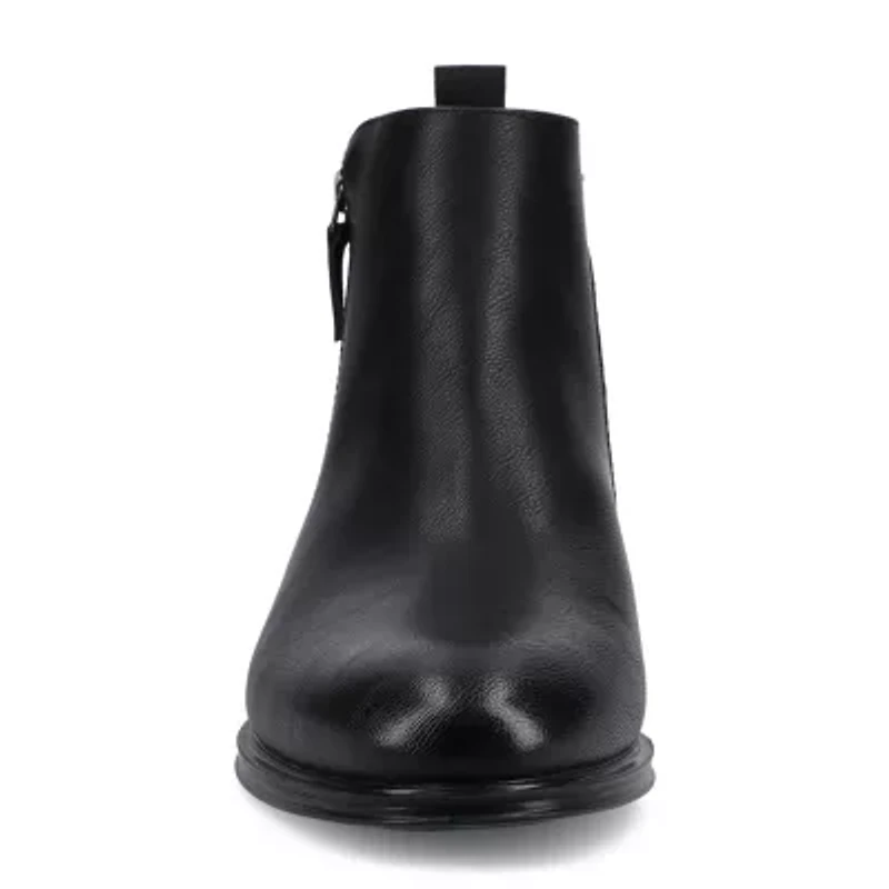 Vance Co Mens Block Heel Chelsea Boots