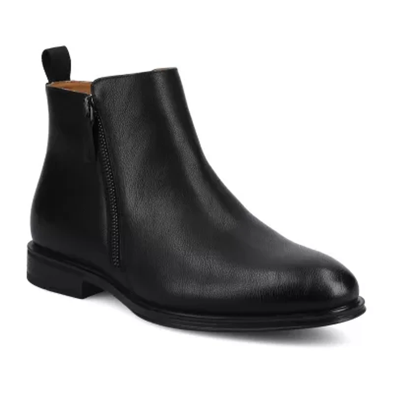 Vance Co Mens Block Heel Chelsea Boots